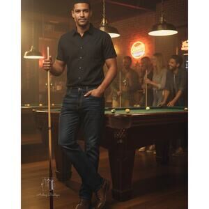 Gap Premium Straight Jeans Mens 40x32‎ Medium Wash Denim Classic Fit 2013